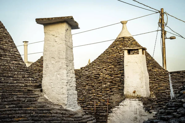 Casas de trulli tradicionales en Arbelobello, Puglia, Italia —  Fotos de Stock