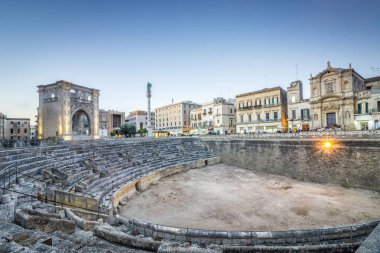 Antik amfitiyatro Lecce, İtalya