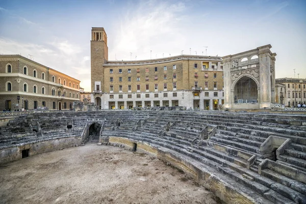 Anfiteatro em Lecce, Italia — Fotografia de Stock