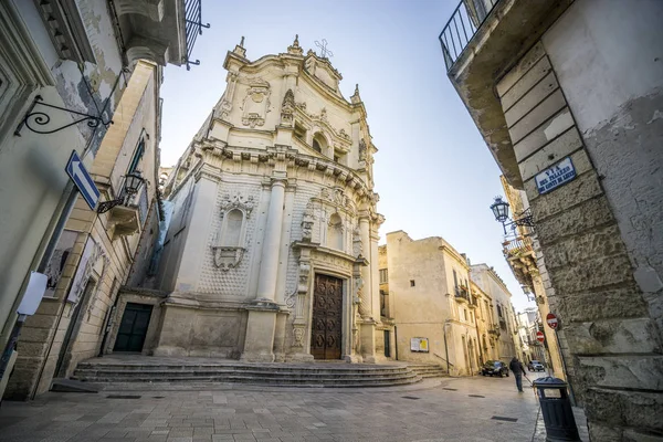 Alte kirche in lecce, apulien, italien — Stockfoto