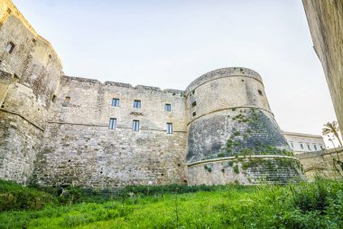 Aragonca kale Otranto, Apulia, İtalya