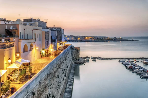 Güzel Otranto Adriyatik Denizi, Puglia, İtalya — Stok fotoğraf