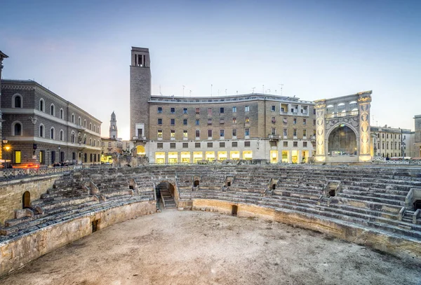 Anfiteatro em Lecce, Italia — Fotografia de Stock