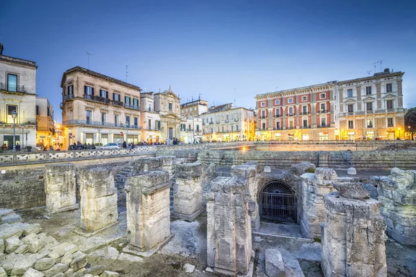 Anfiteatro em Lecce, Italia — Fotografia de Stock