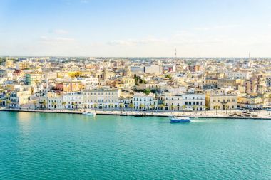 Brindisi, Puglia, İtalya Hava Panoraması