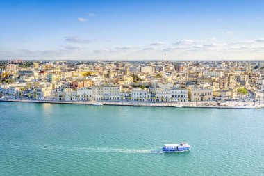 Brindisi, Puglia, İtalya Hava Panoraması