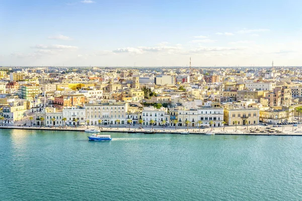 Aerial panorama av Brindisi, Apulien, Italien — Stockfoto