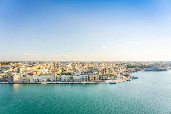 Panorama aéreo de Brindisi, Puglia, Italia — Foto de Stock