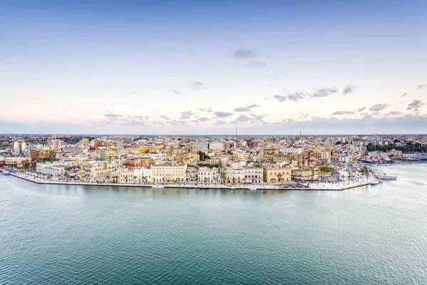 Panorama aéreo de Brindisi, Puglia, Italia — Foto de Stock