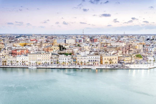 Luchtfoto panorama van Brindisi, Puglia, Italië — Stockfoto