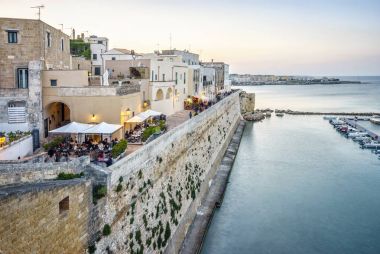 Güzel Otranto Adriyatik Denizi, İtalya