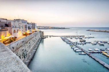 Güzel Otranto Adriyatik Denizi, İtalya