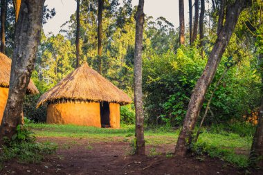 Geleneksel aşiret Kenya kırsal ev, Bomas, Kenya, Nairobi