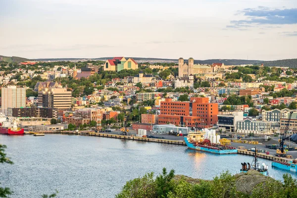 St John's cityscape, sermaye city of Newfoundland ve Labrador,