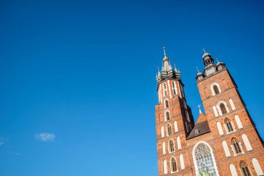 Saint Mary Bazilikası Krakow, Polonya'nın şehir merkezinde