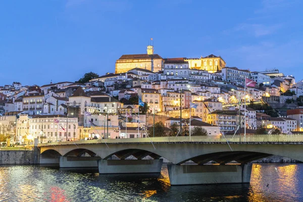 Coimbra cityscape in the evening, Portugal — Stock Photo, Image