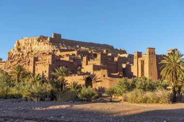 Killi kentin panoramik manzarası Ait Ben Haddou, Fas