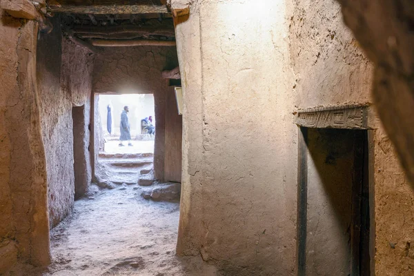 Dentro de la kashba en la ciudad de arcilla Ait Ben Haddou, Marruecos —  Fotos de Stock