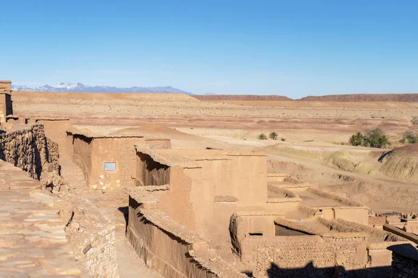 Vista panoramica della città di argilla Ait Ben Haddou, Marocco — Foto Stock