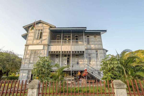 Casa Hierro Atardecer Maputo Mozambique —  Fotos de Stock