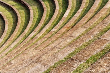 Güney Afrika, Pretoria 'da SA Polis Memurları Anıtı Amfitiyatro deseni
