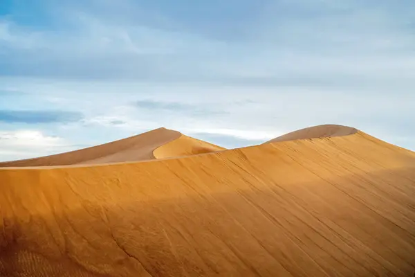 Ruhige Landschaft Mit Sanddünen Der Sahara Marokko Afrika — Stockfoto