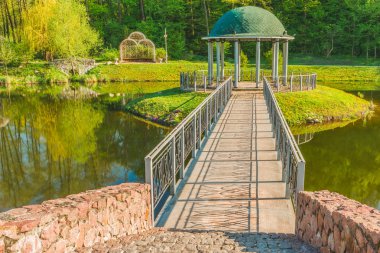 Şehir Parkı gölde bahar detay.