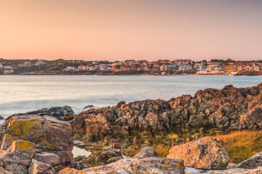 Görünüm Karadeniz Körfezi'kasaba Sozopol, Bulgaristan.