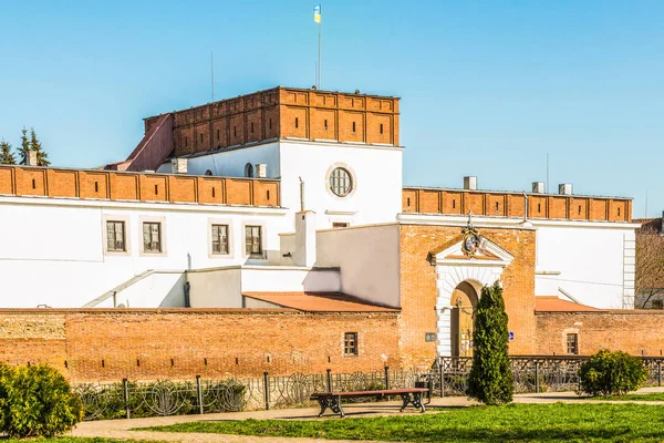 View Historical Castle Princes Ostrozhsky Ancient Fortress Dubno Rivne Region — Stock Photo, Image