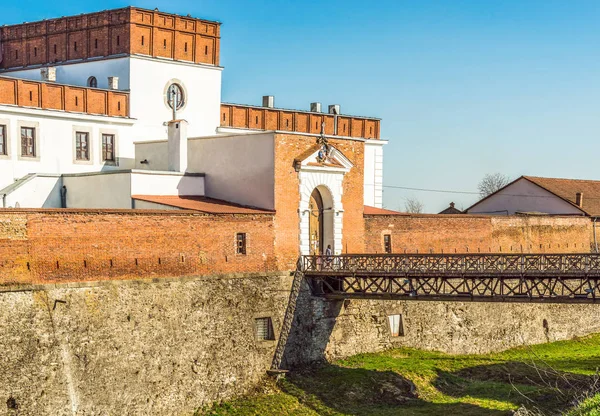 View Historical Castle Princes Ostrozhsky Ancient Fortress Dubno Rivne Region — Stock Photo, Image