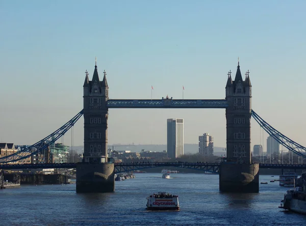 Londons Iconic Tower Bridge River Thames Inghilterra Regno Unito — Foto Stock