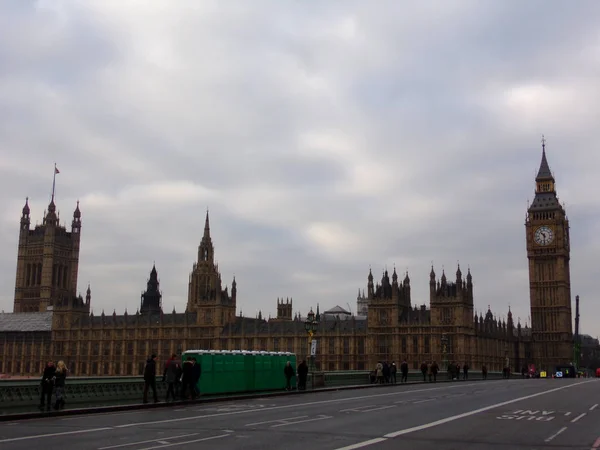 Big Ben Houses Parliament City London Αγγλία Ηνωμένο Βασίλειο — Φωτογραφία Αρχείου