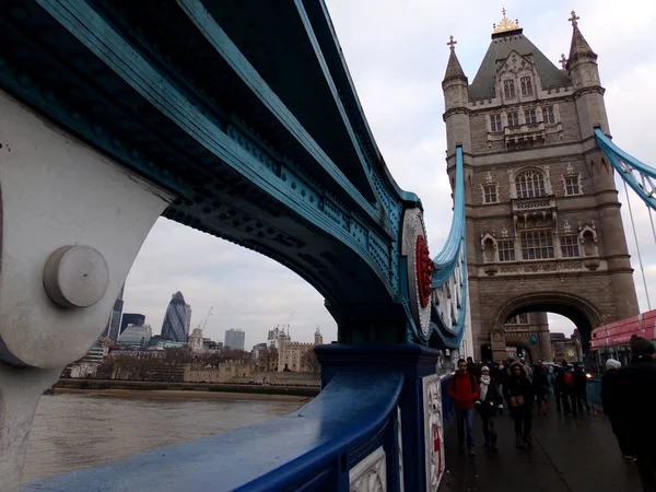 Londons Iconic Tower Bridge River Thames England United Kingdom — Stock Photo, Image