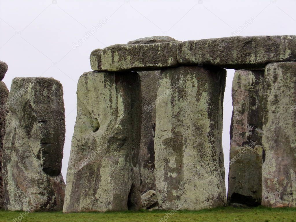 Stonehenge - Prehistoric Monument on Salisbury Plain in Wiltshire, England, UK