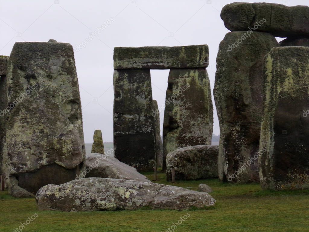 Stonehenge - Prehistoric Monument on Salisbury Plain in Wiltshire, England, UK