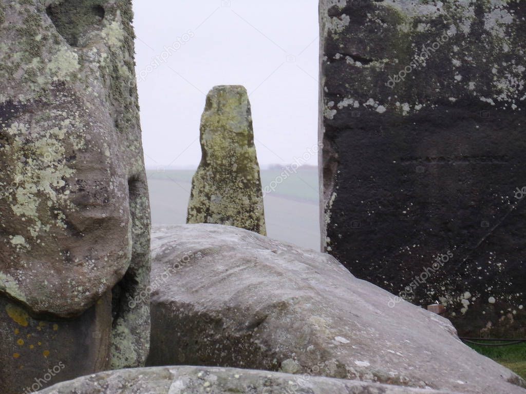 Stonehenge - Prehistoric Monument on Salisbury Plain in Wiltshire, England, UK