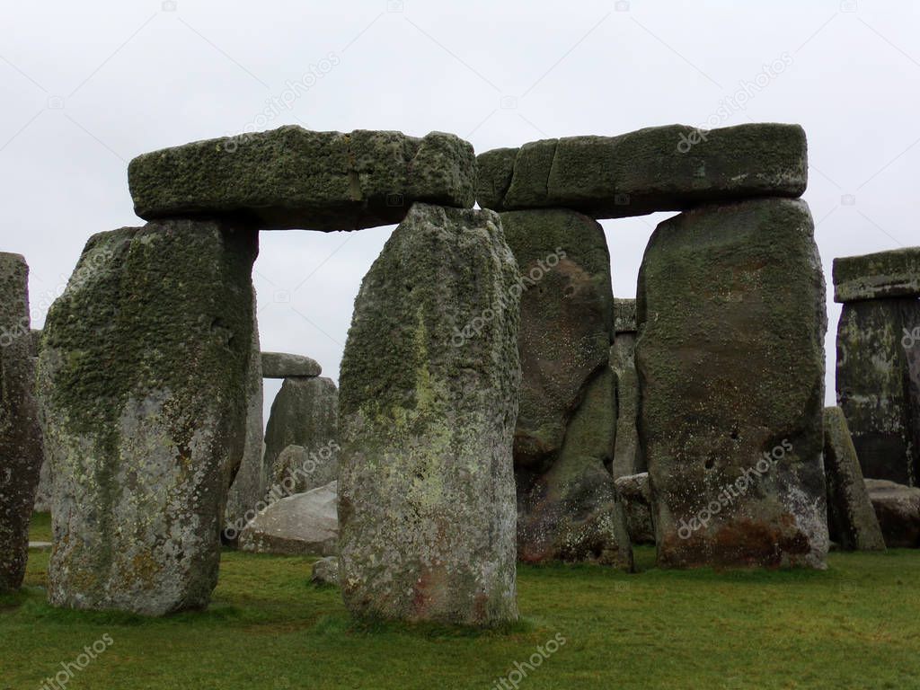 Stonehenge - Prehistoric Monument on Salisbury Plain in Wiltshire, England, UK