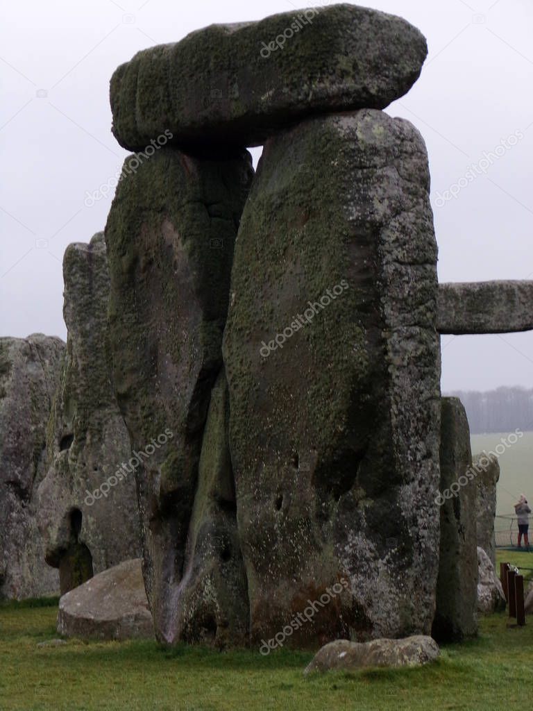 Stonehenge - Prehistoric Monument on Salisbury Plain in Wiltshire, England, UK