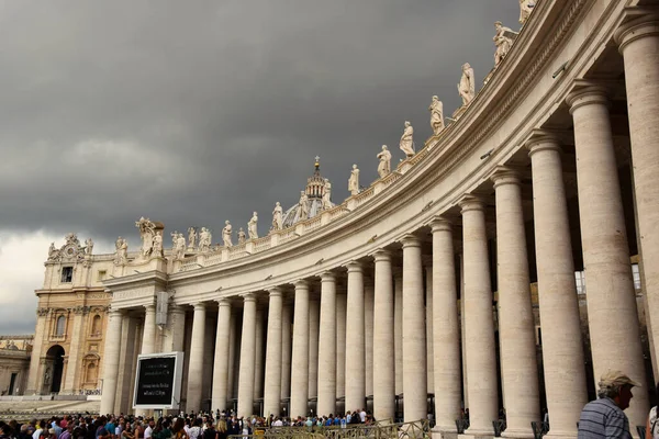 Piazza San Pietro Obelisco Piazza San Pietro Citt Del Vaticano — Stock Fotó