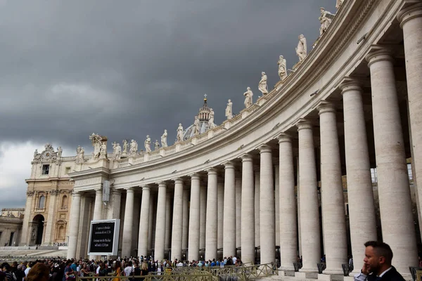 Piazza San Pietro Obelisco Piazza San Pietro Citt Del Vaticano — Stock Photo, Image