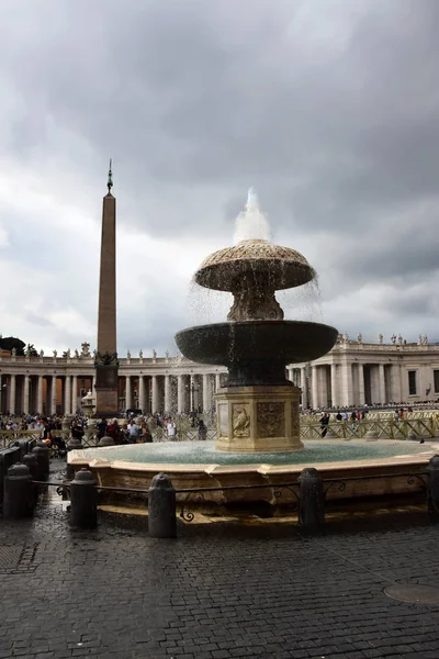 Piazza San Pietro Obelisco Piazza San Pietro Citt Del Vaticano — Stock Fotó