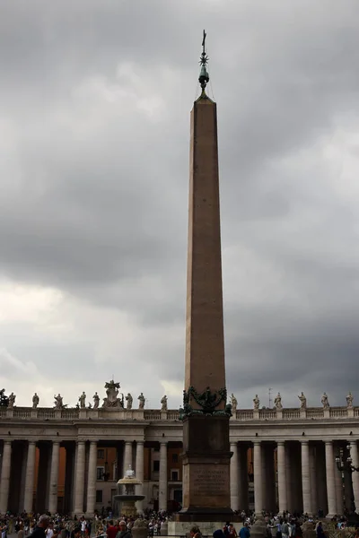 Piazza San Pietro Obelisco Piazza San Pietro Citt Del Vaticano — Stock Fotó