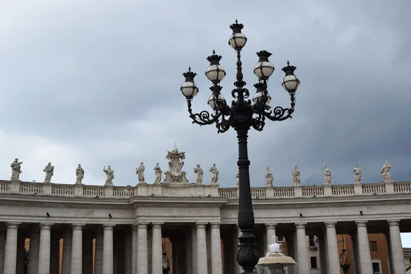 Piazza San Pietro Obelisco Piazza San Pietro Citt Del Vaticano — Fotografia de Stock