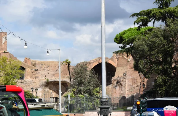 Basilica Santa Maria Degli Angeli Dei Martiri Und Fontana Delle — Stockfoto