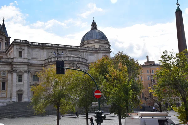 Basilica Santa Maria Maggiore Basilica Saint Mary Major City Rome — стокове фото