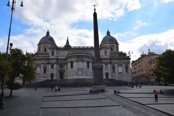Basilica Santa Maria Maggiore Basilica Santa Maria Maggiore Nella Città — Foto Stock