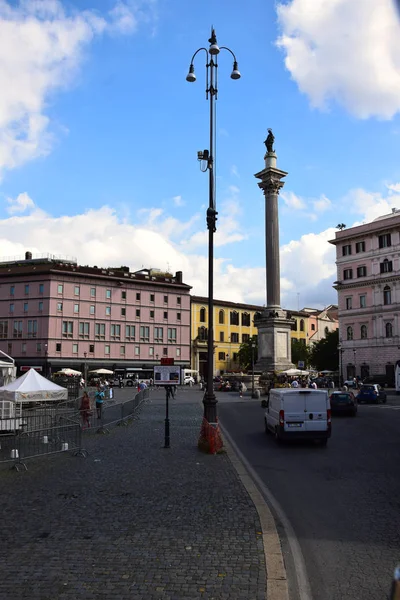 意大利罗马市的Santa Maria Maggiore的Colna Della Pace — 图库照片