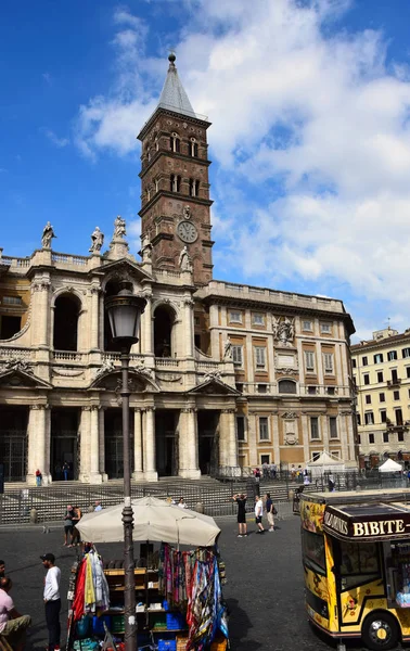 Basilica Santa Maria Maggiore Basilica Saint Mary Major City Rome — стокове фото