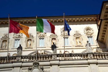 Roma, İtalya 'daki Villa Borghese Parkı' ndaki Borghese Galerisi ve Müzesi 