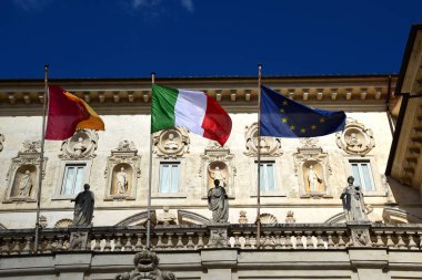 Roma, İtalya 'daki Villa Borghese Parkı' ndaki Borghese Galerisi ve Müzesi 